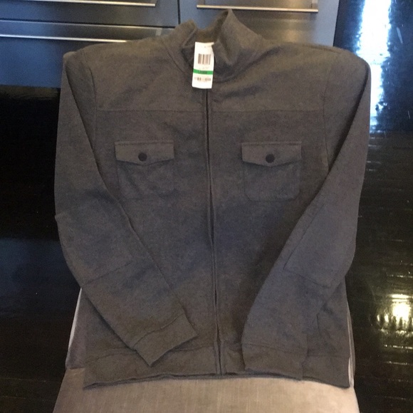 Alfani Other - Alfani Men’s Night Grey Heather ZIP Sweater